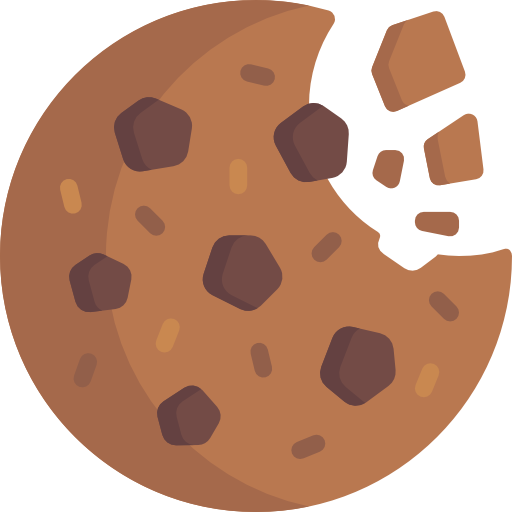 a chocolate cookie with a bite out of it