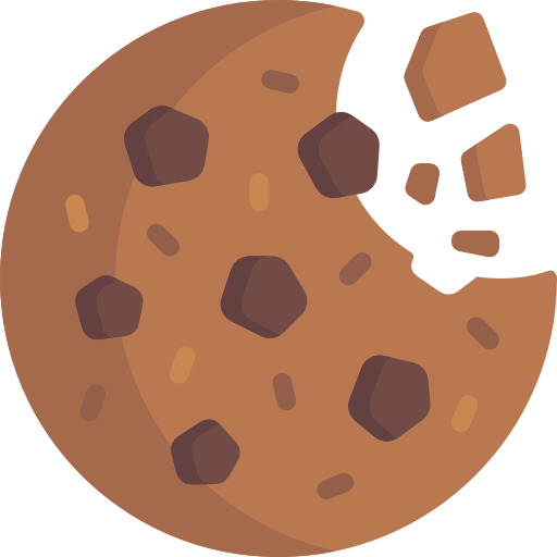 a chocolate cookie with a bite out of it